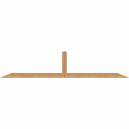 Ekena Millwork Portland Smooth Timber Gable Bracket, Western Red Cedar, 96"W x 20"H x 1 1/2"D x 3 1/2"F, 5/12 Pitch GBW096X20X0204POR00SWR